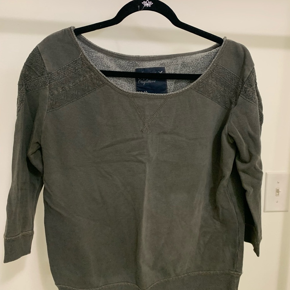 Coldwater Creek Olive Green Sweater